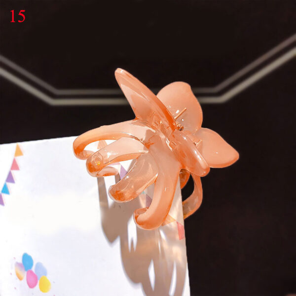 Jelly Color Butterfly Mini Hair Claws Women Plastic Hair Clips Barrettes Transparent Hairpins DIY Styling Tools Hair Accessories