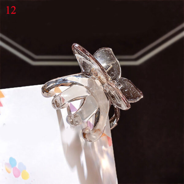 Jelly Color Butterfly Mini Hair Claws Women Plastic Hair Clips Barrettes Transparent Hairpins DIY Styling Tools Hair Accessories