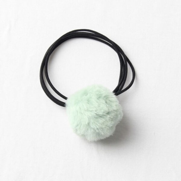 1PC Cute Pompom Hair Ties Elastic Hair Band for Kids Rubber Bands Pompone balls Ponytail Holders Hair Ropes Hair Accessories