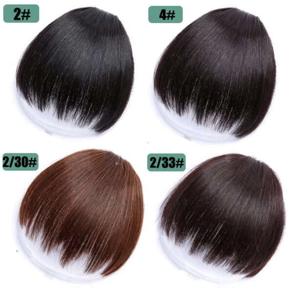 6inch 16 Color Clip In Hair Bangs Hairpiece Accessories Synthetic Fake Bangs Hair Piece Clip In Hair Extensions