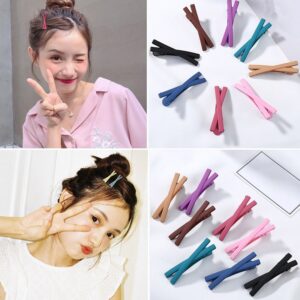 1PC Matte Candy Color Bowknot Hairpins Hair Clips Barrettes Cute Sweet Children Hair Accessories For Women Lovely Girls Headwear