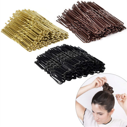 50pcs 60mm Hair Pins U Shape Barette Metal Clips For Women Girls Fashion Hairpins Colets Accessories Decoration Wedding Jewelry