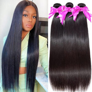 Straight Bundles 100% Unprocessed Human Hair Bundles 28 30 Inch Virgin Hair 3 4 Bundles Brazilian Straight Weave Hair Extensions